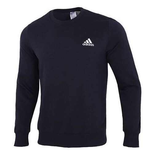 

Толстовка Men's adidas Sl Ft Swt Embroidered Logo Loose Knit Pullover Blue, синий