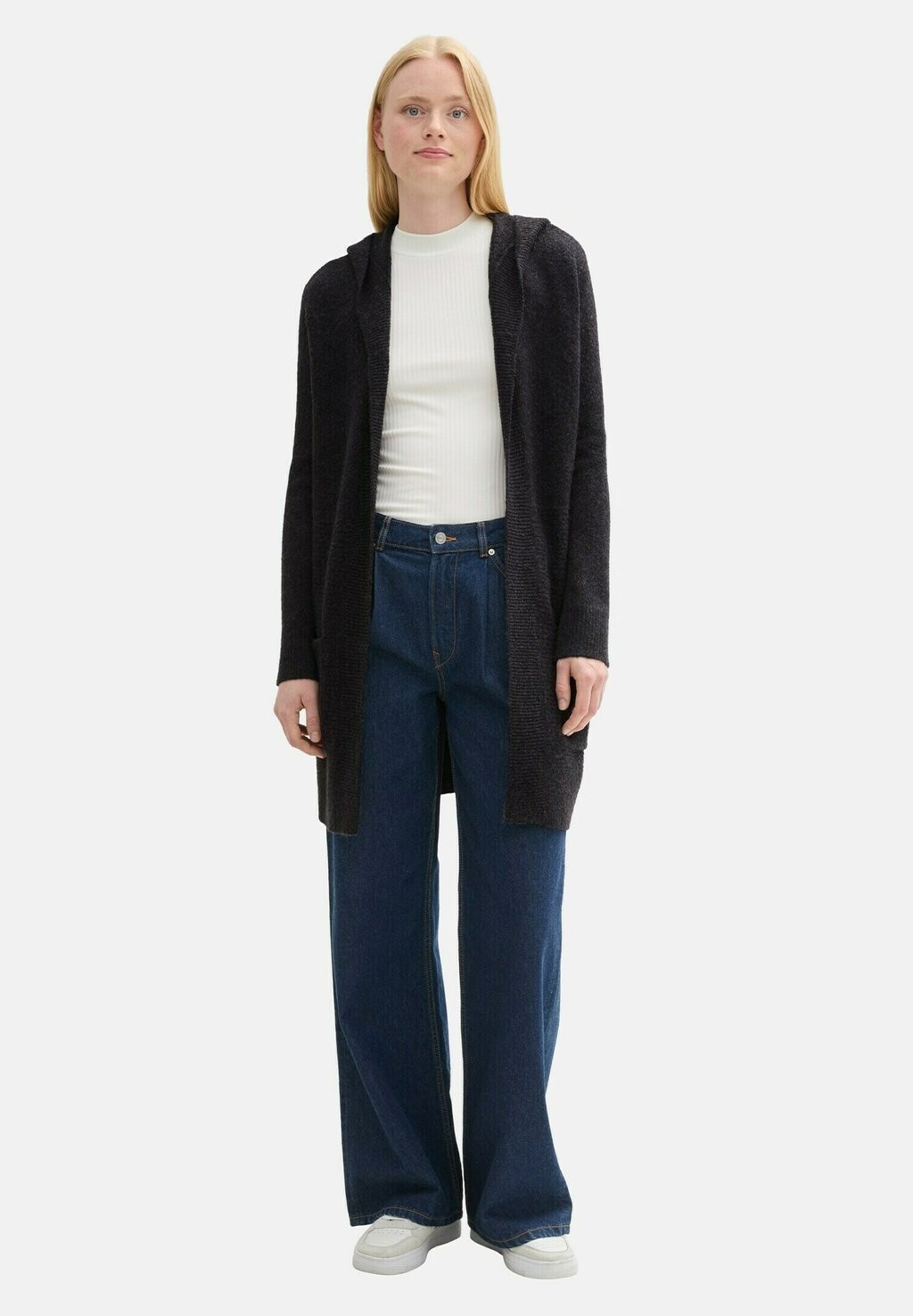 

Кардиган MIT KAPUZE TOM TAILOR DENIM, цвет Mottled Grey