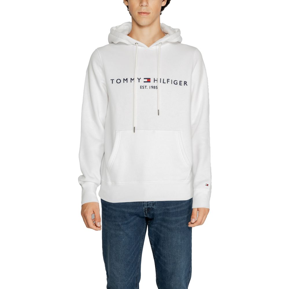 

Белый хлопковый свитер Tommy Hilfiger