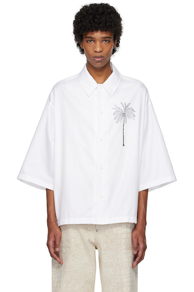 

Рубашка "La croisière" с алоэ Jacquemus, белый