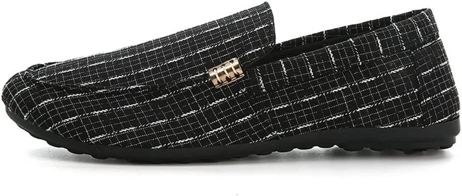 Лоферы мужские легкие, Loafers for Men, Black PUGHGAETZF — фото 4