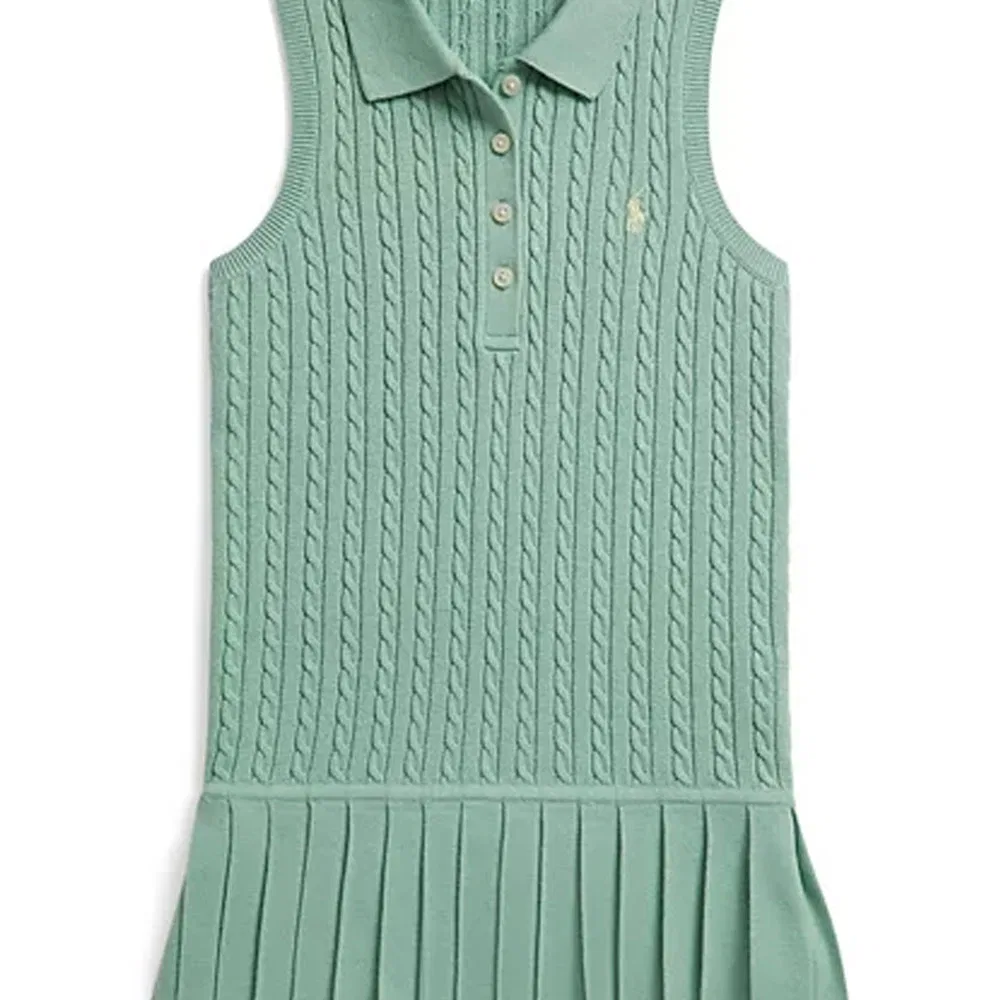 Детское платье Moderate Polo Ralph Lauren, Green — фото 3