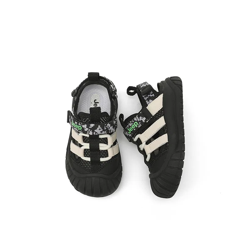 Кроссовки Explorer 2.0 Mesh Kids Lifestyle для детей от 3 до 7 лет Jeep, Obsidian Black/Camouflage — фото 4