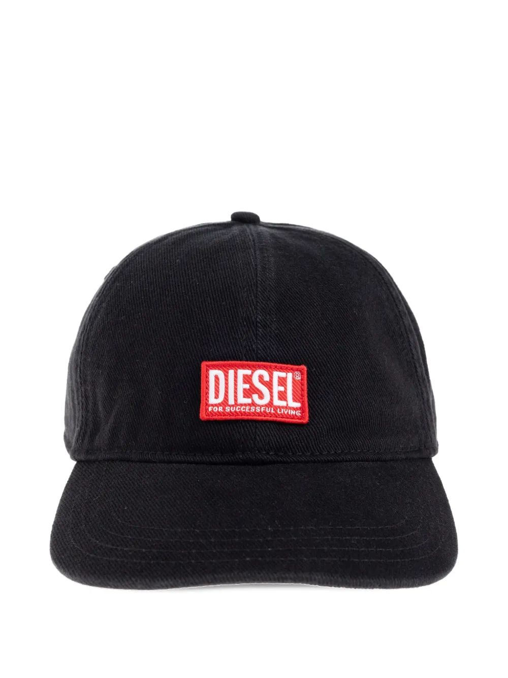 

Бейсболка с нашивкой-логотипом DIESEL, черный