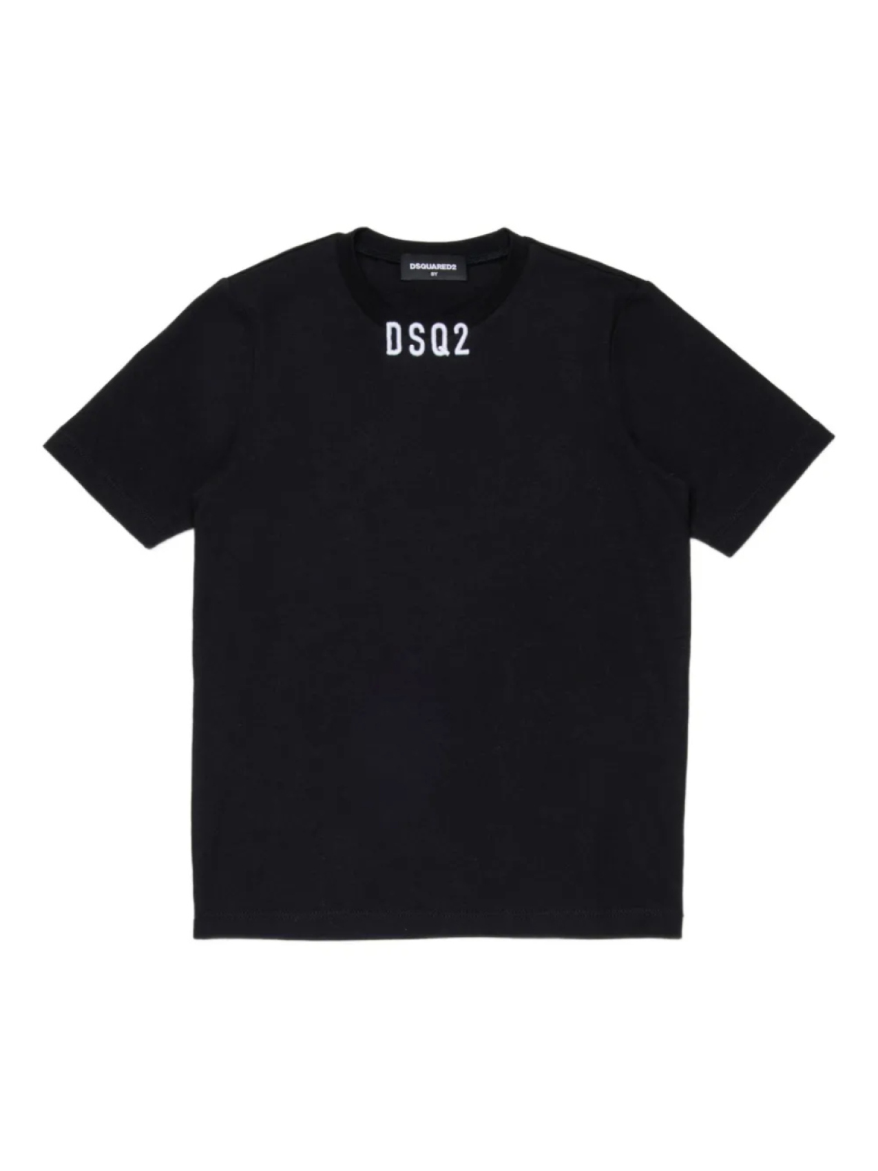

DSQUARED2 KIDS футболка с вышитым логотипом, черный