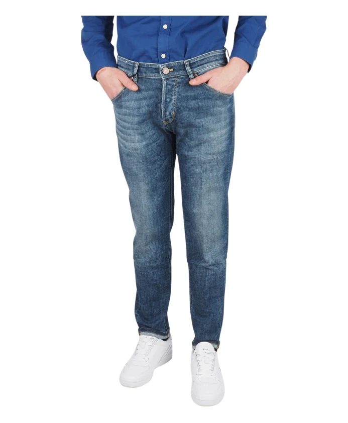 

Темно-Коричневые джинсы в стиле регги Pt Torino, синий