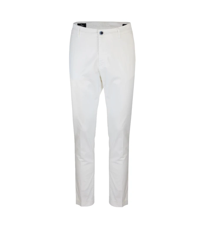 

Белые брюки чинос, молния, пуговица, стандартный крой. Mason'S, белый