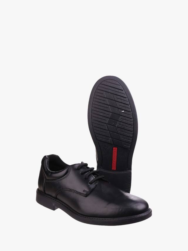 Детские школьные туфли Tim Senior из кожи Hush Puppies, Black — фото 4
