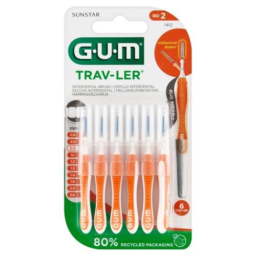 

Санстар ГУМ Трав-Лер Межзубная щетка 0,9мм - 6 шт Sunstar Gum