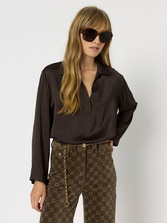 

Топ с воротником Alina Gerard Darel, Cinnamon