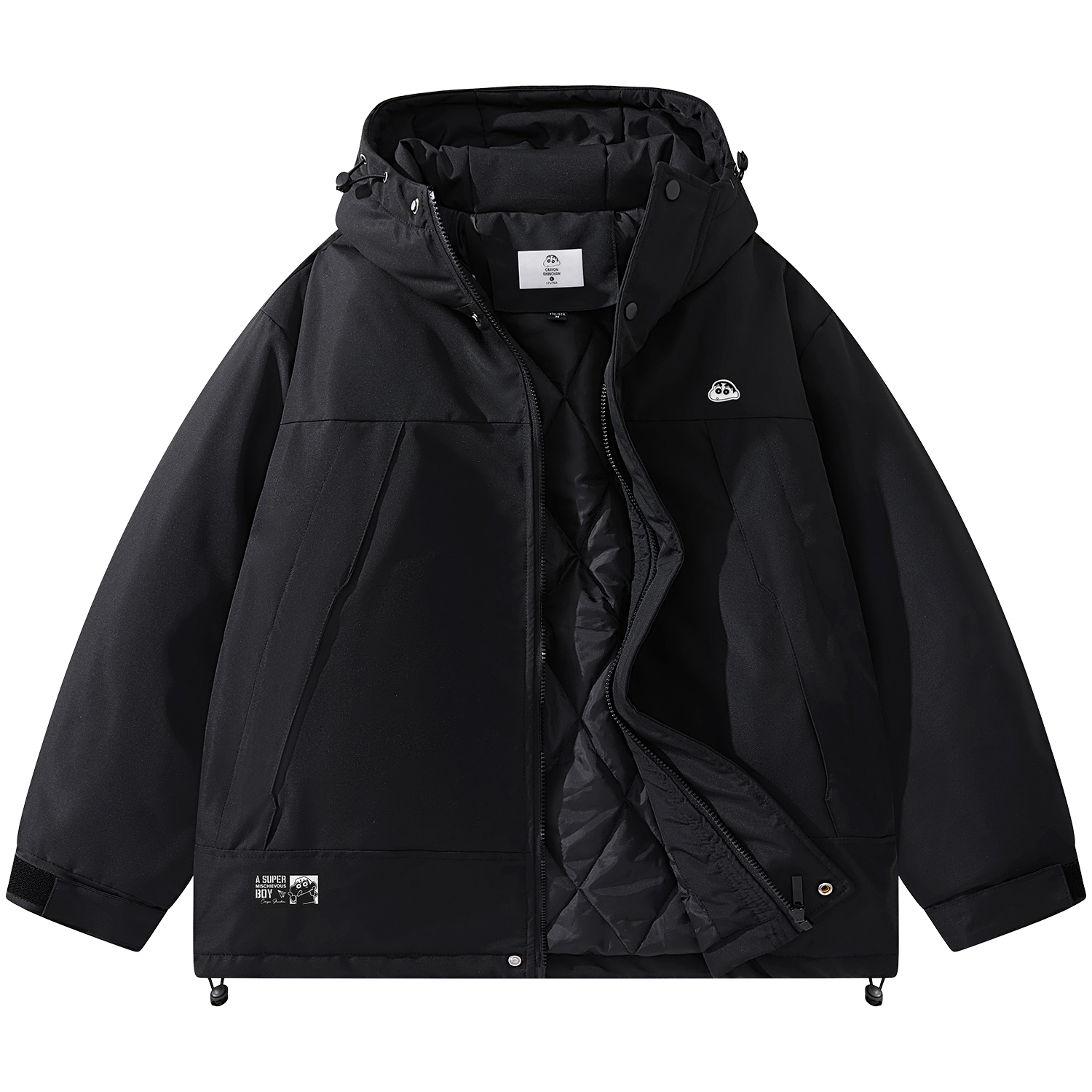 

Crayon Shinchan Куртка Unisex, Black[Thickened]
