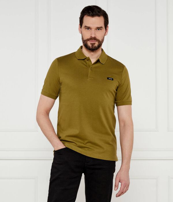 

Рубашка поло Slim fit Calvin Klein, серый