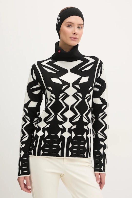 

Свитер Geometric Roll Perfect Moment, черный