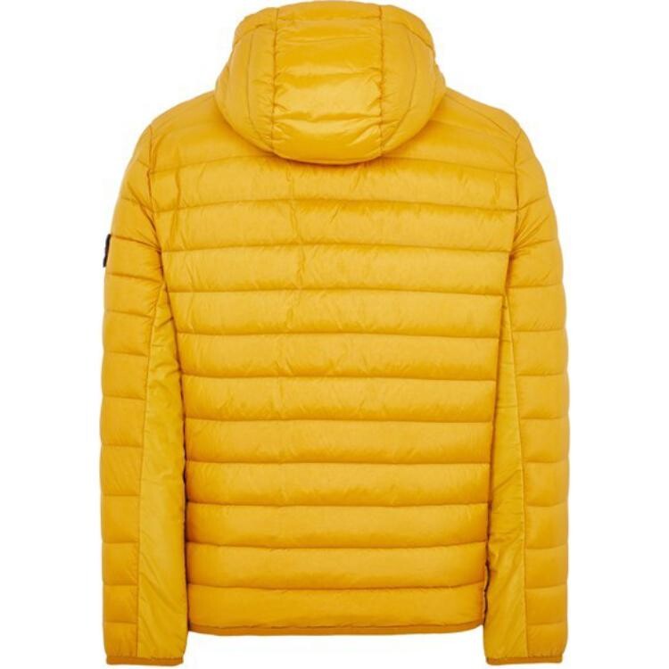 Пуховик мужской горчично-желтый Stone Island, горчично-желтый — фото 2