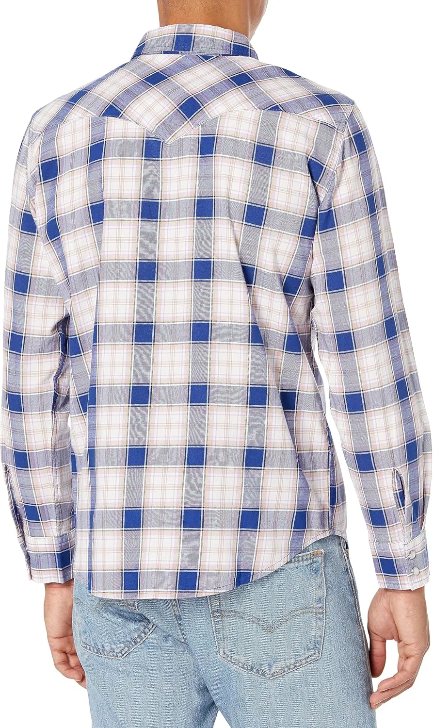 Рубашка Levi's, Classic Western, Hugo Plaid Sodalite Blue — фото 2