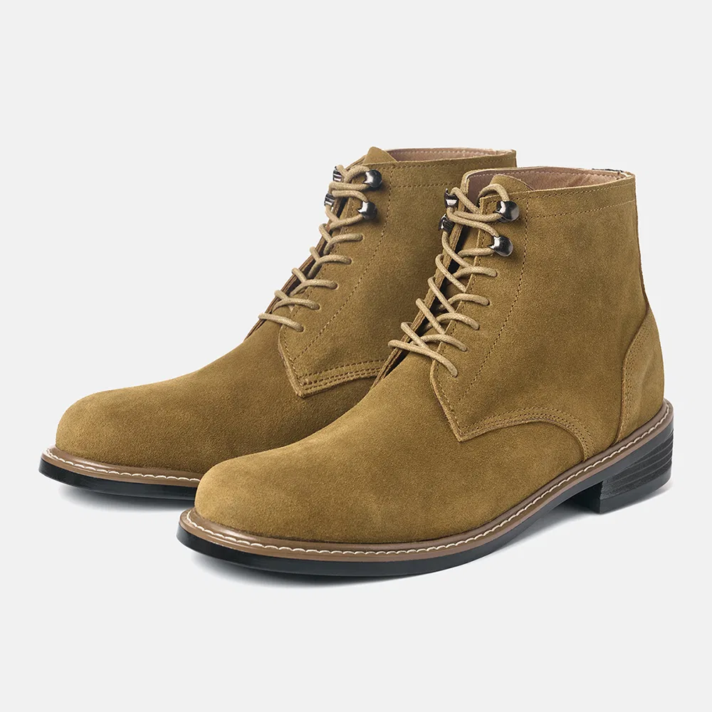 Мужские замшевые военные ботинки Milli Field Boot 4 см от Customade — фото 2
