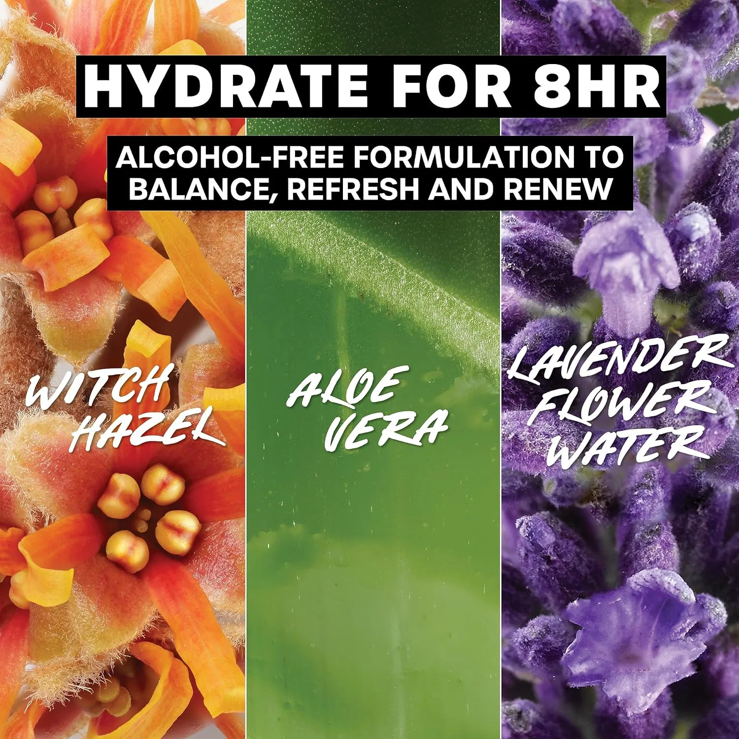 Спрей для лица «Mild Witch Hazel Lavender» с алоэ вера 237 мл от Thayers Thayer'S, Lavender — фото 3