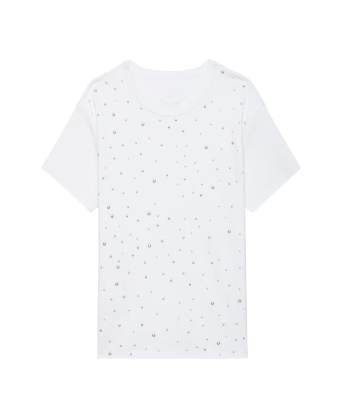 

Футболка Марты с заклепками Zadig & Voltaire, белый