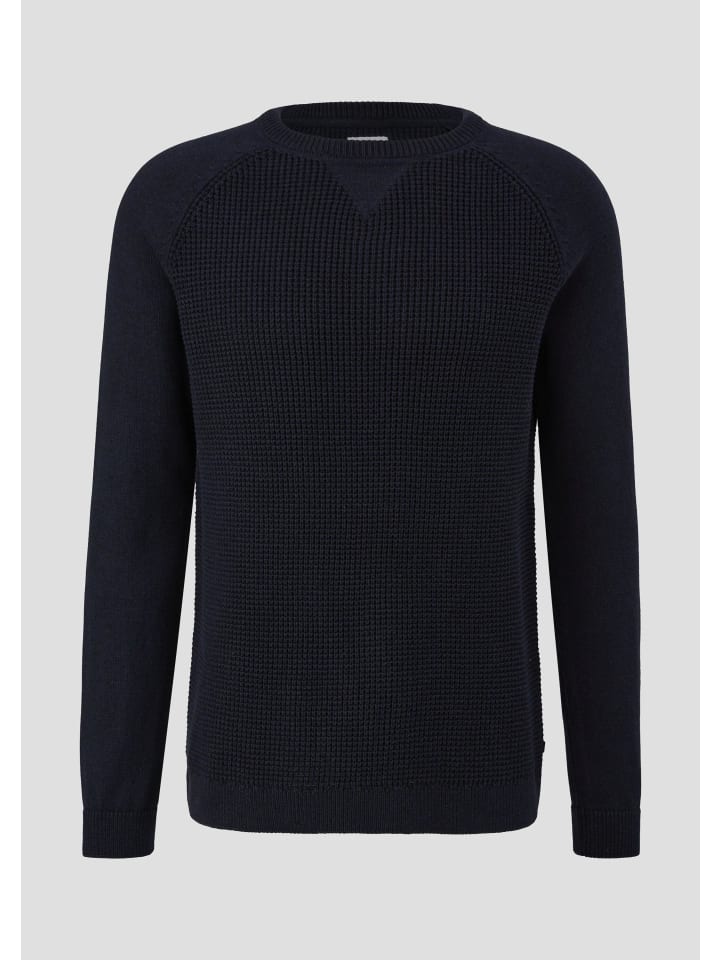 

QS Вязаный свитер, цвет 58W0_темно-синий