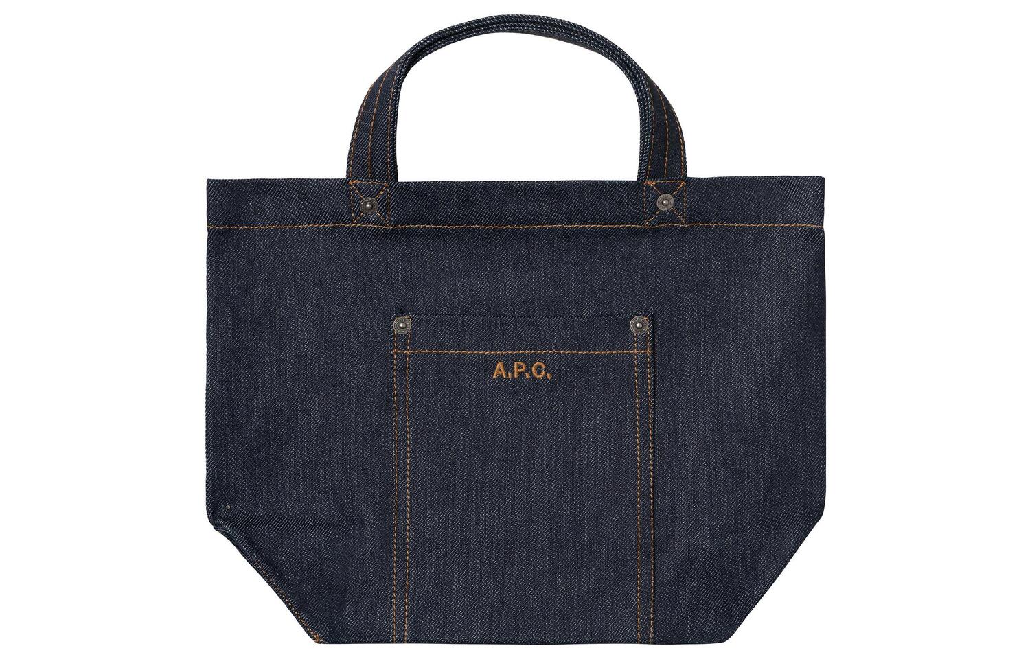 

Сумка-шоппер Thais с вышитым логотипом A.P.C