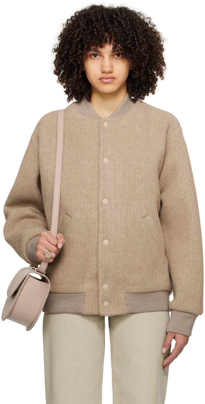 

Бежевый бомбер Mick A.P.C., цвет Beige