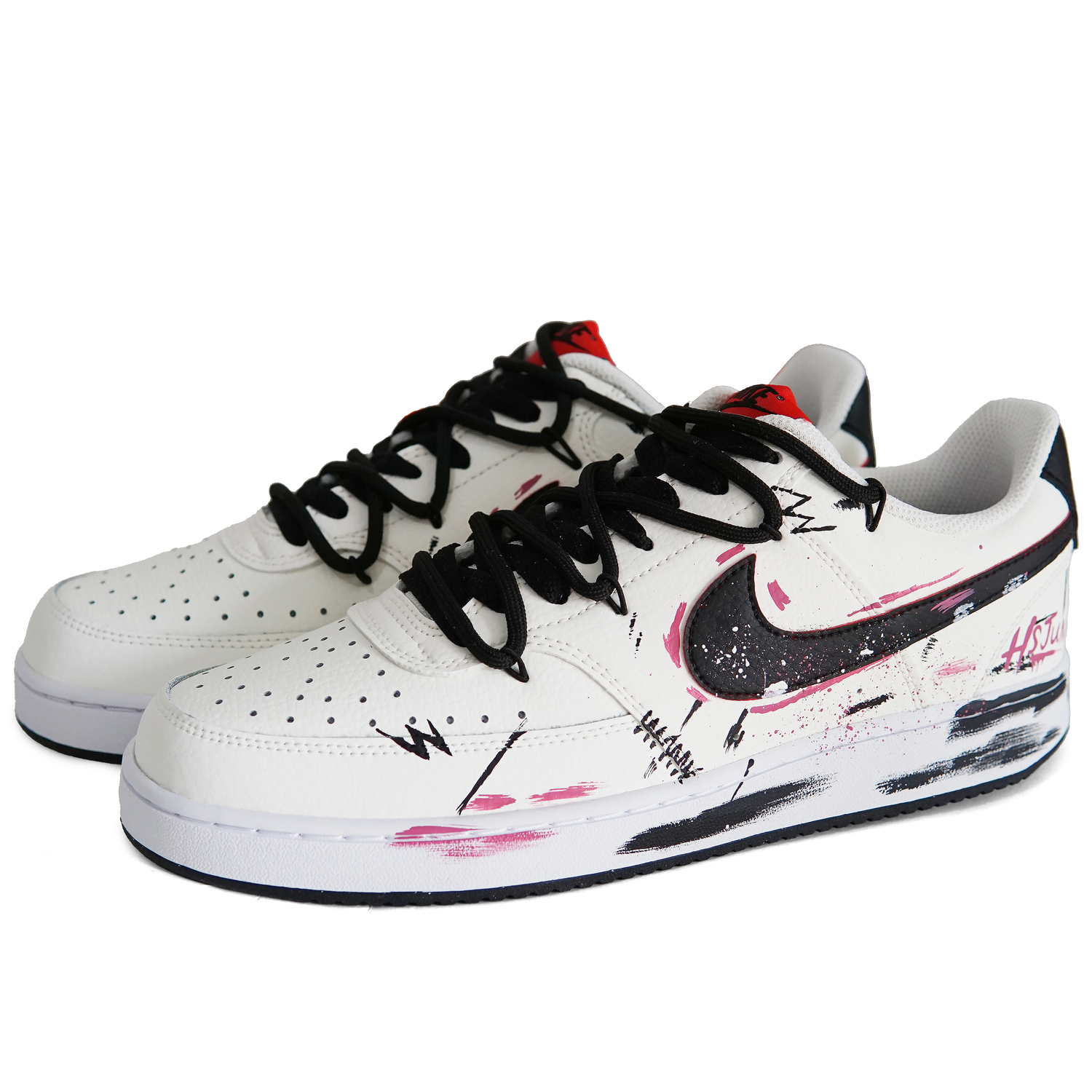 Nike Court Vision 1 Street Fantasy Chronicles устойчивые к истиранию низкие кроссовки для скейтбординга мужские ecru — фото 2