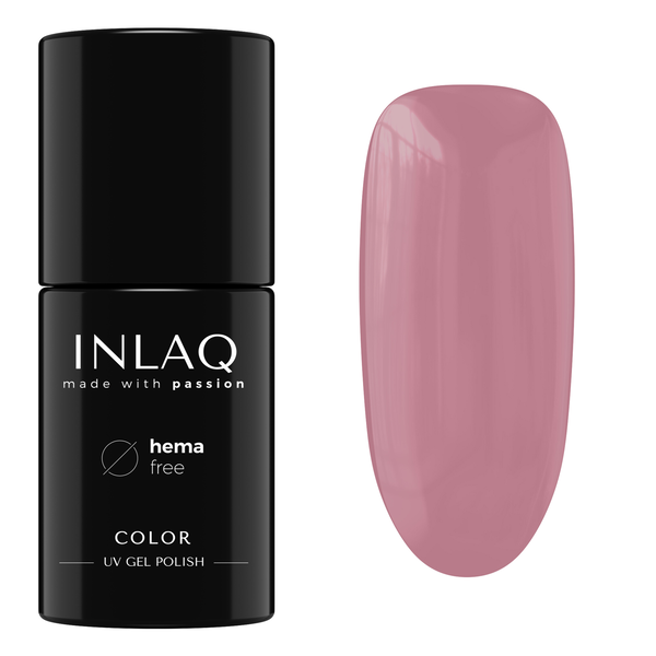 

Гибридный лак для ногтей грязно-розовый, 6 мл Inlaq Essential, цвет dirty pink