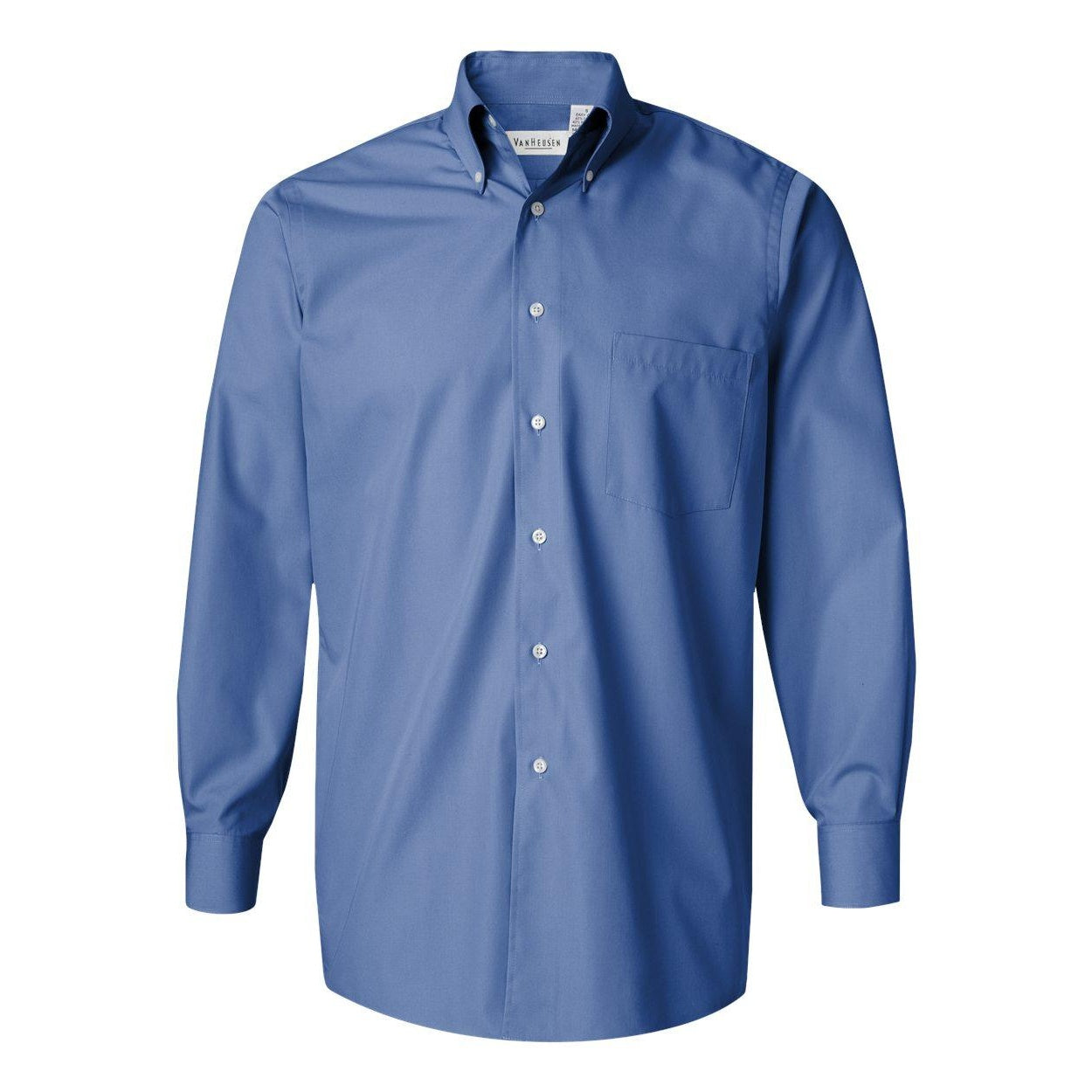 

Шелковая поплиновая рубашка Van Heusen, цвет periwinkle