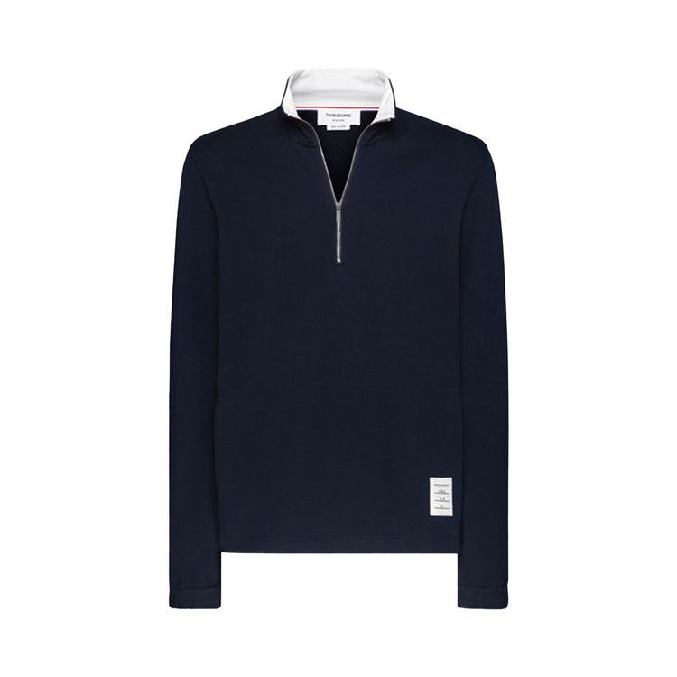 

Пуловер Thom Browne Funnel Neck Half Zip Pullover 'Navy'