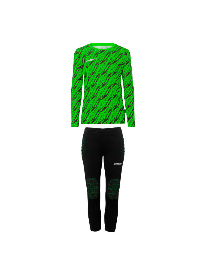 

Uhlsport Вратарь выставляет команду Progressive Junior в ярко-зелено-черной форме