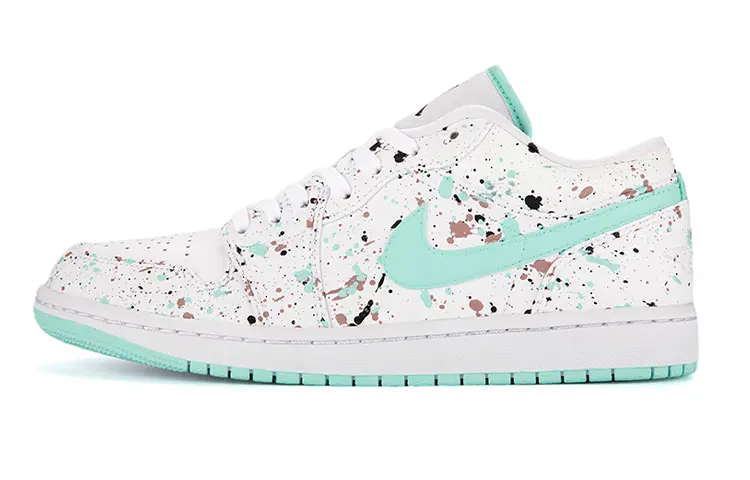

Кроссовки Air Jordan 1 Vintage Basketball Shoes Women's Low-Top White/Green