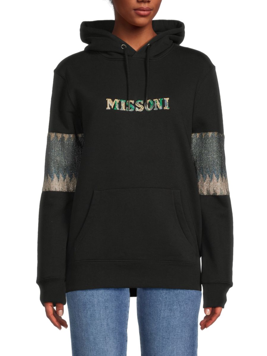 

Толстовка с логотипом M Missoni, черный мульти