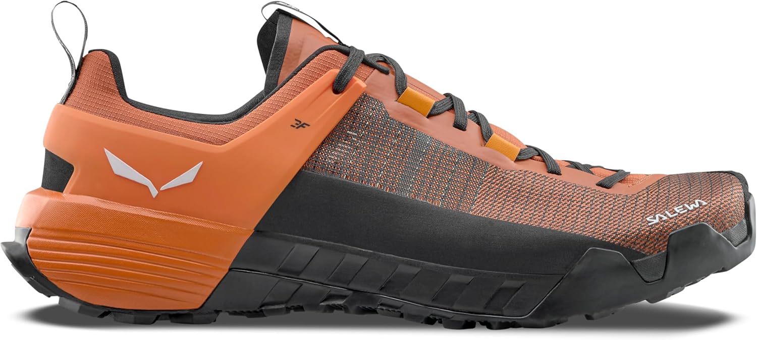 Мужские кроссовки Salewa Wildfire NXT - легкая, дышащая обувь для трекинга и походов, Bombay Brown/Tumeric — фото 3