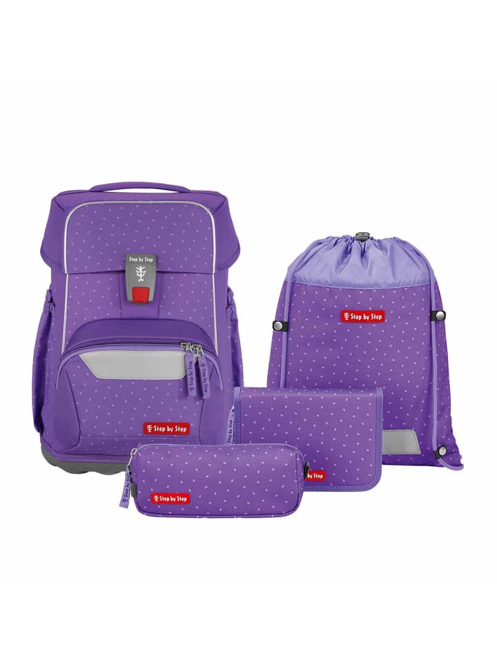 

Step by Step Набор школьных сумок BASIS "Фиолетовые конфетти", 4 предмета, фиолетовый цвет