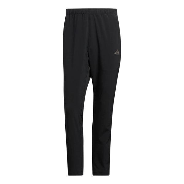 

Спортивные штаны Men's adidas Solid Color Logo Breathable Straight Sports Pants/Trousers/Joggers Black, мультиколор