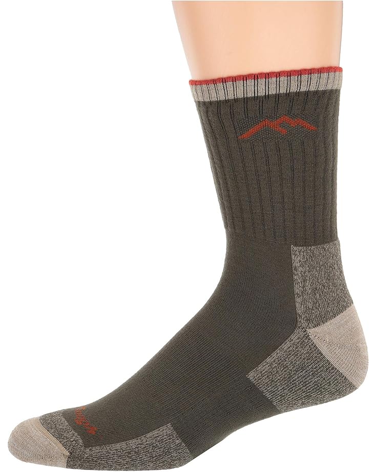 

Носки Darn Tough Vermont Coolmax Micro Crew Cushion Socks, оливковый