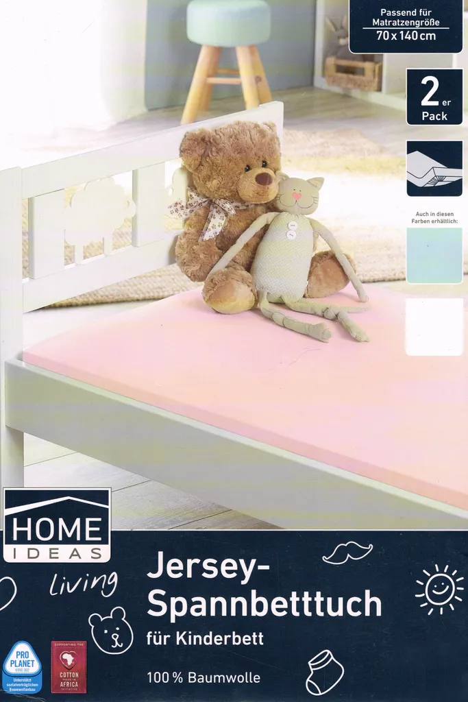 

Простыня Horizonte Textil GmbH, голубой