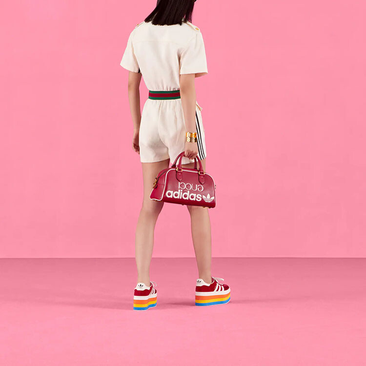 Комбинезон женский Adidas Originals X Gucci, белый — фото 3