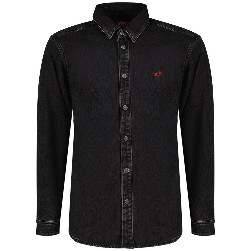 

Рубашка с длинным рукавом Diesel Simply, черный