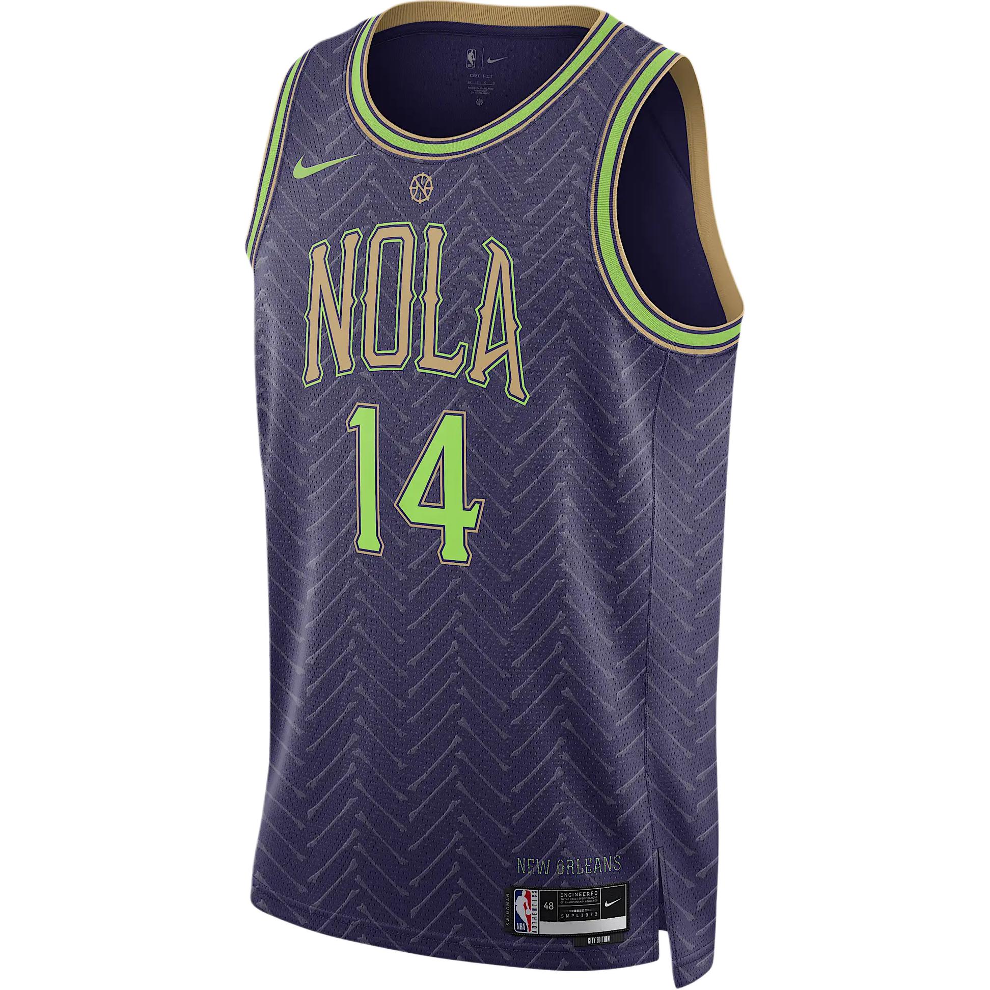 

Товар: майка Brandon Ingram New Orleans Pelicans 2024/25 City Edition мужская Dri-FIT Nba Swingman Nike, Ink
