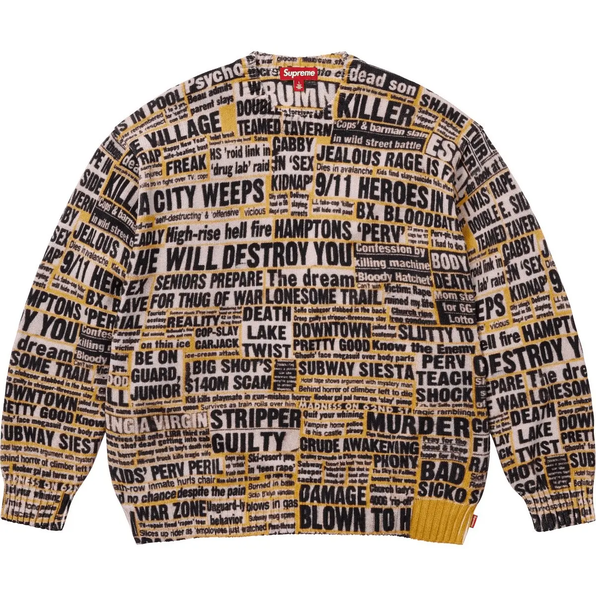 Свитер Unisex x Dash Snow FW25 WEEK17 Supreme, multicolor/multicolor