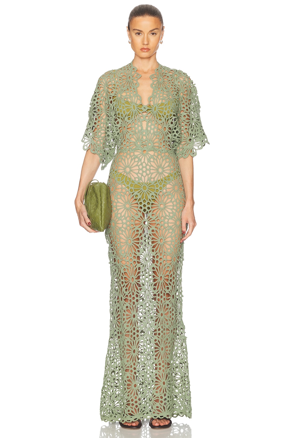 

Платье Obie Gown Norma Kamali, Vintage Green