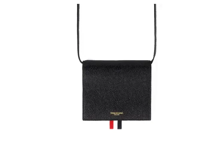 

THOM BROWNE Кошелёк с логотипом и ремешком