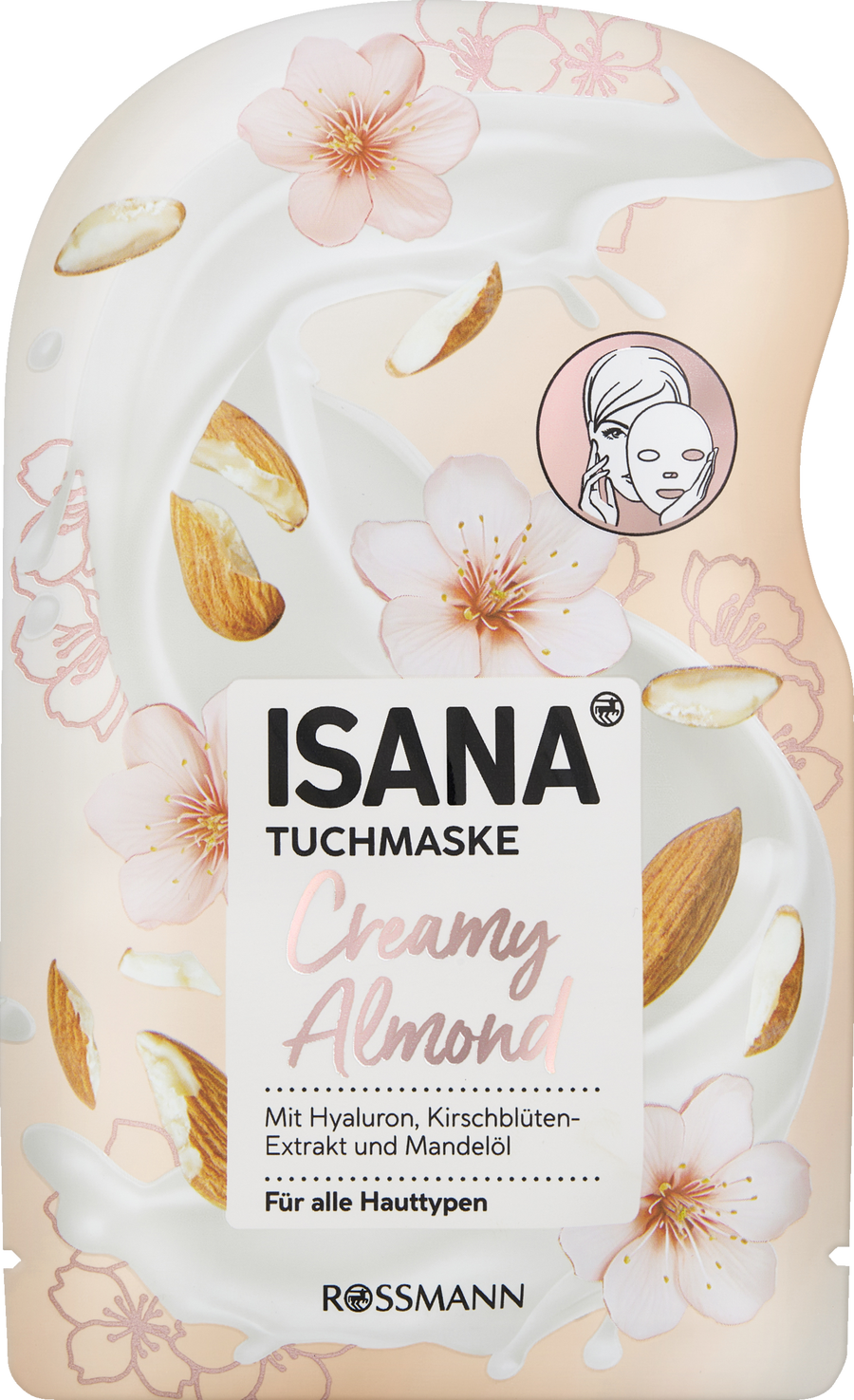 

Маска для лица ISANA Tuchmaske Creamy Almond
