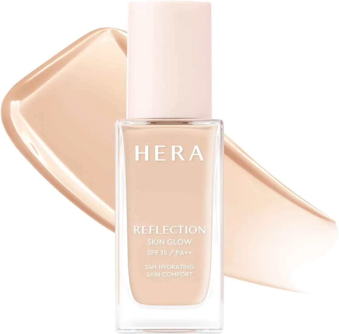 Тональная основа жидкая с 50X технологией Hera Reflection Skin Rough Foundation 21N1 30 г бежевый