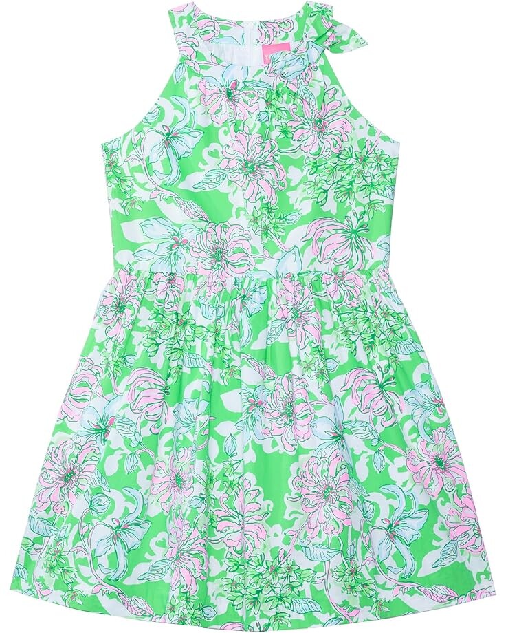 

Платье Lilly Pulitzer Kids Josephine Dress, цвет Spearmint Blossom Views