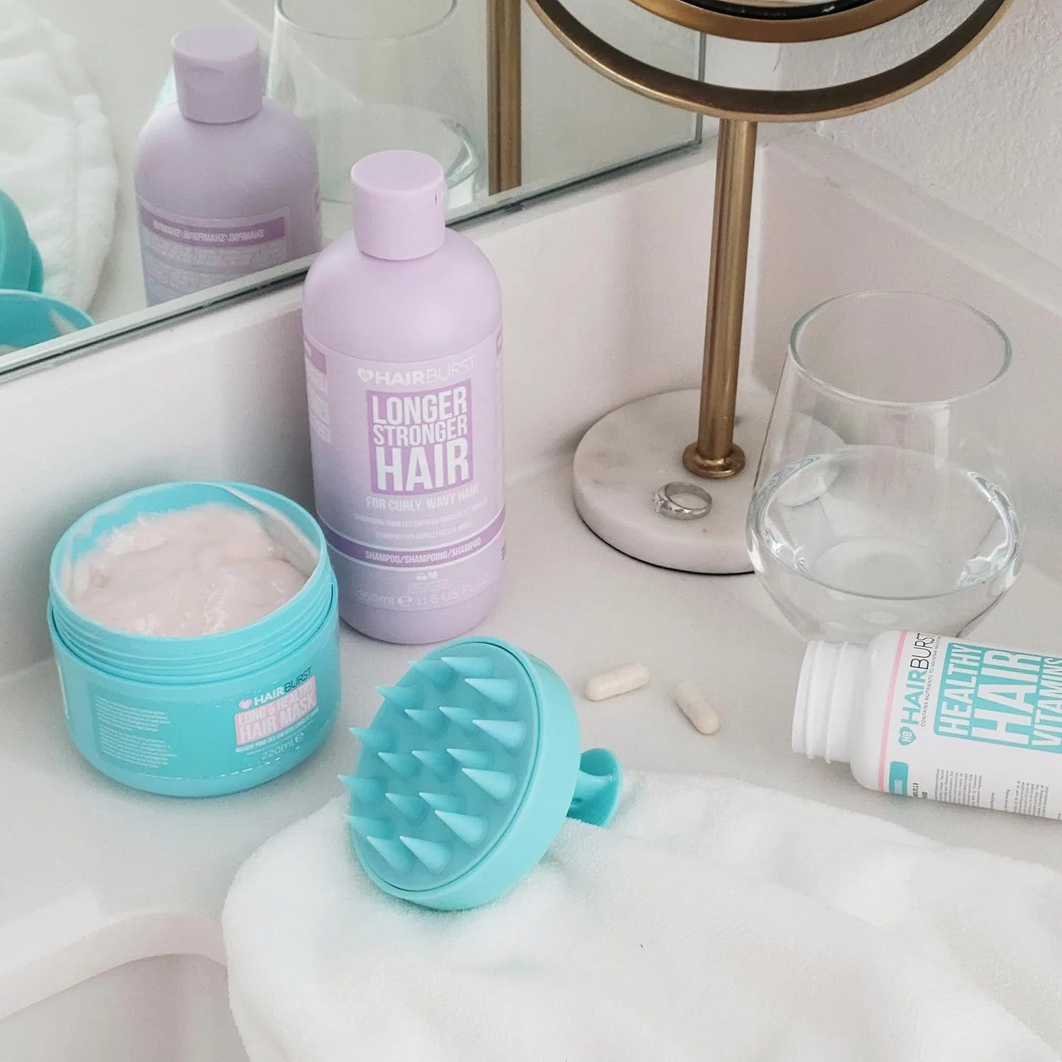 Массажная щетка для кожи головы с силиконовыми щетинками от HAIR BURST Hair Burst — фото 4