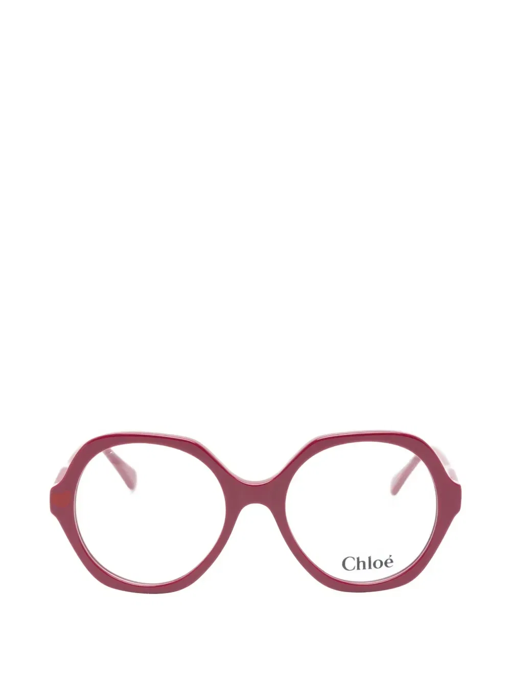 Очки в геометрической оправе Chloé Kids, розовый