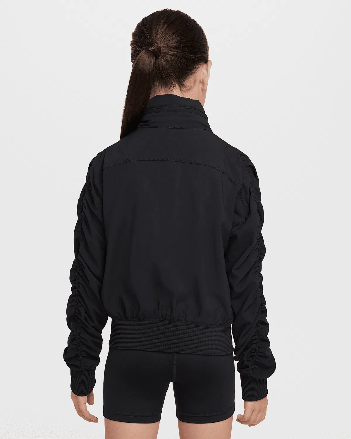 Детская куртка Nike Dri-FIT Lightweight для девочек, Black/White — фото 2