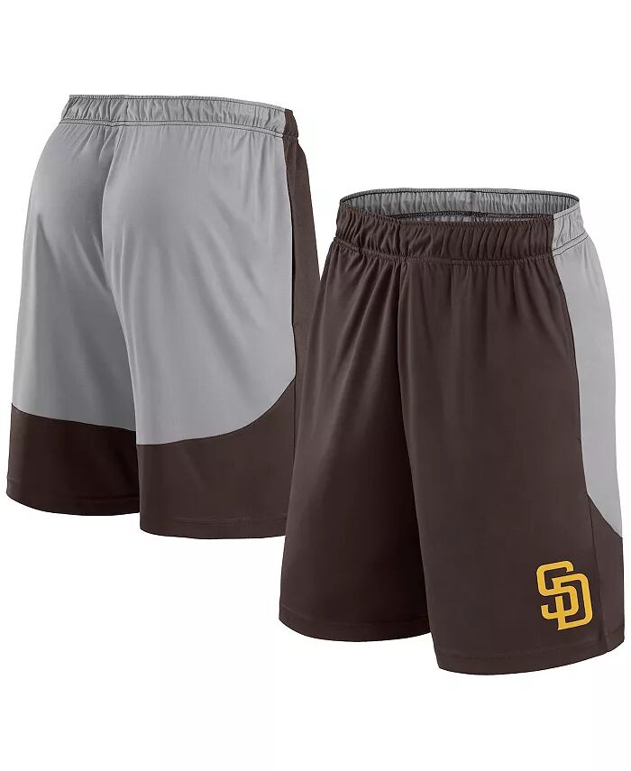 

Мужские коричневые/серые шорты San Diego Padres Go Hard Fanatics